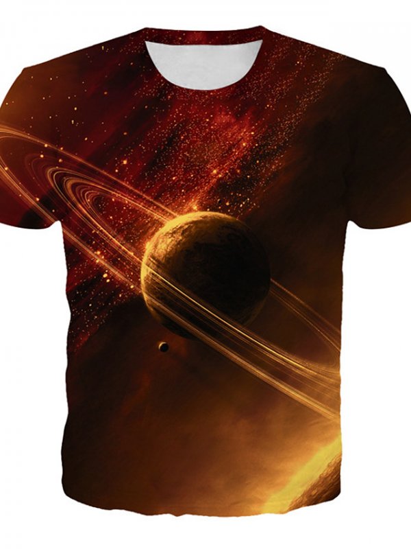 Men's Galaxy 3D Graphic Plus Size