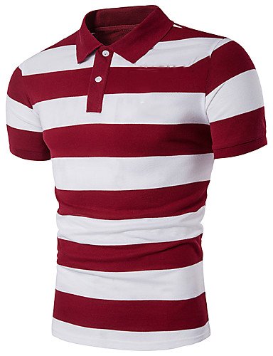 Men's Striped Plus Size