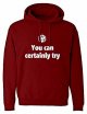 Hoodie  Medium Red Hooded Sweatshirt