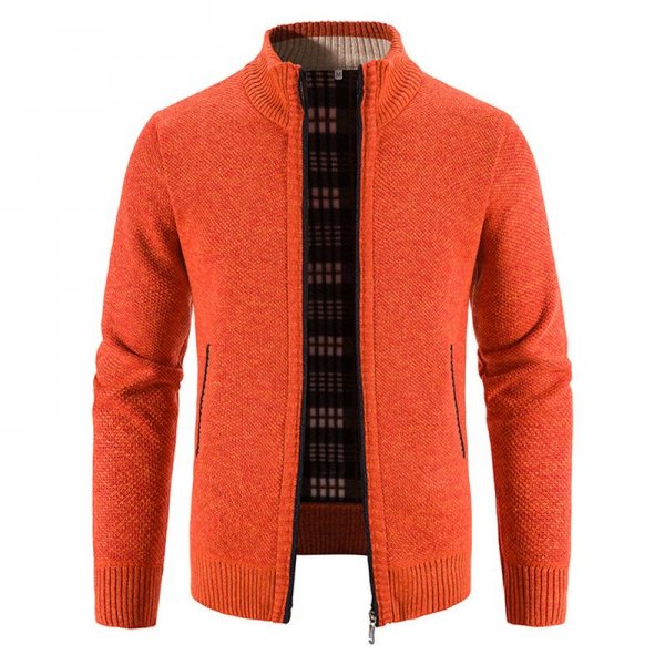 Warm knitted jacket